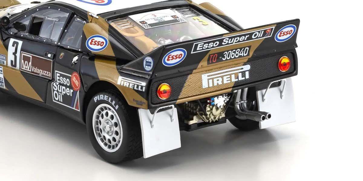 Kyosho Lancia Rallye 037 – #1 – Piancavallo 1985 – Winner Tabaton/Tedeschini 1:18 Modell - Artexio