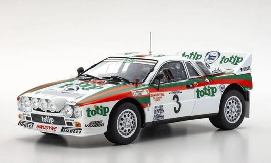 Kyosho Lancia Rallye 037 #3 Rally dell'Isola d'Elba 1985 Cerrato/Cerri 1:18 Modell