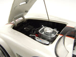 Kyosho SHELBY COBRA 427 S/C - ESSEX WIRE - WHITE/DARK BLUE 1:18 Modell