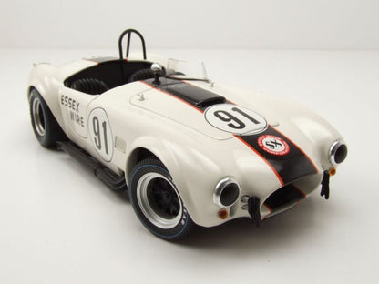 Kyosho SHELBY COBRA 427 S/C - ESSEX WIRE - WHITE/DARK BLUE 1:18 Modell