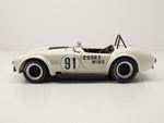 Kyosho SHELBY COBRA 427 S/C - ESSEX WIRE - WHITE/DARK BLUE 1:18 Modell