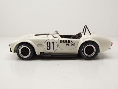 Kyosho SHELBY COBRA 427 S/C - ESSEX WIRE - WHITE/DARK BLUE 1:18 Modell