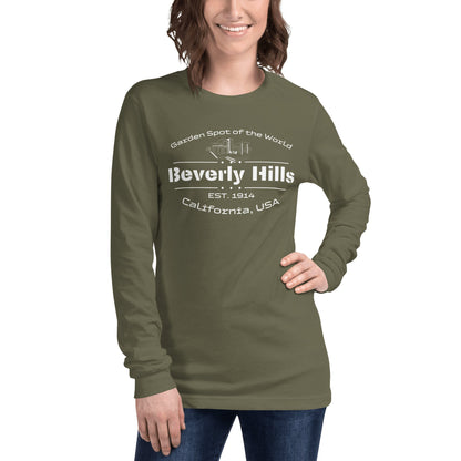 Langärmeliges Unisex T-Shirt "Beverly Hills" - Artexio