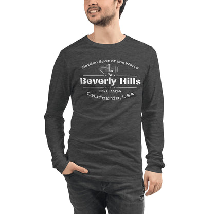 Langärmeliges Unisex T-Shirt "Beverly Hills" - Artexio