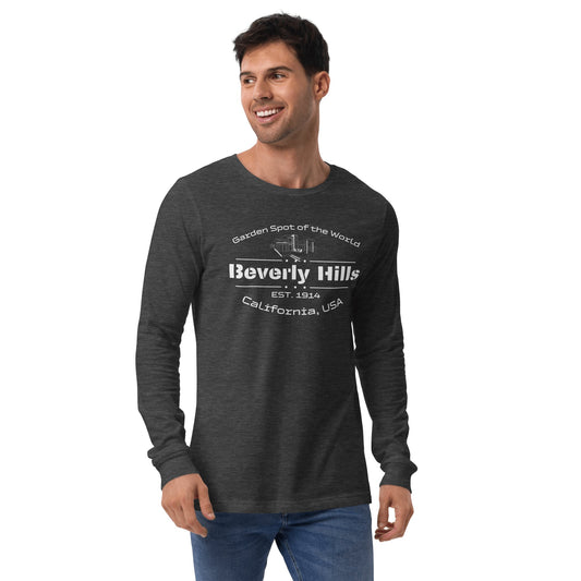 Langärmeliges Unisex T-Shirt "Beverly Hills" - Artexio