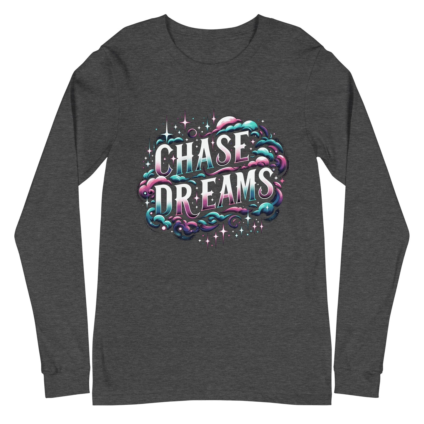 Langärmeliges Unisex T-Shirt "Chase Dreams" - Artexio