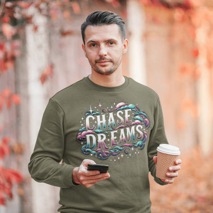 Langärmeliges Unisex T-Shirt "Chase Dreams" - Artexio