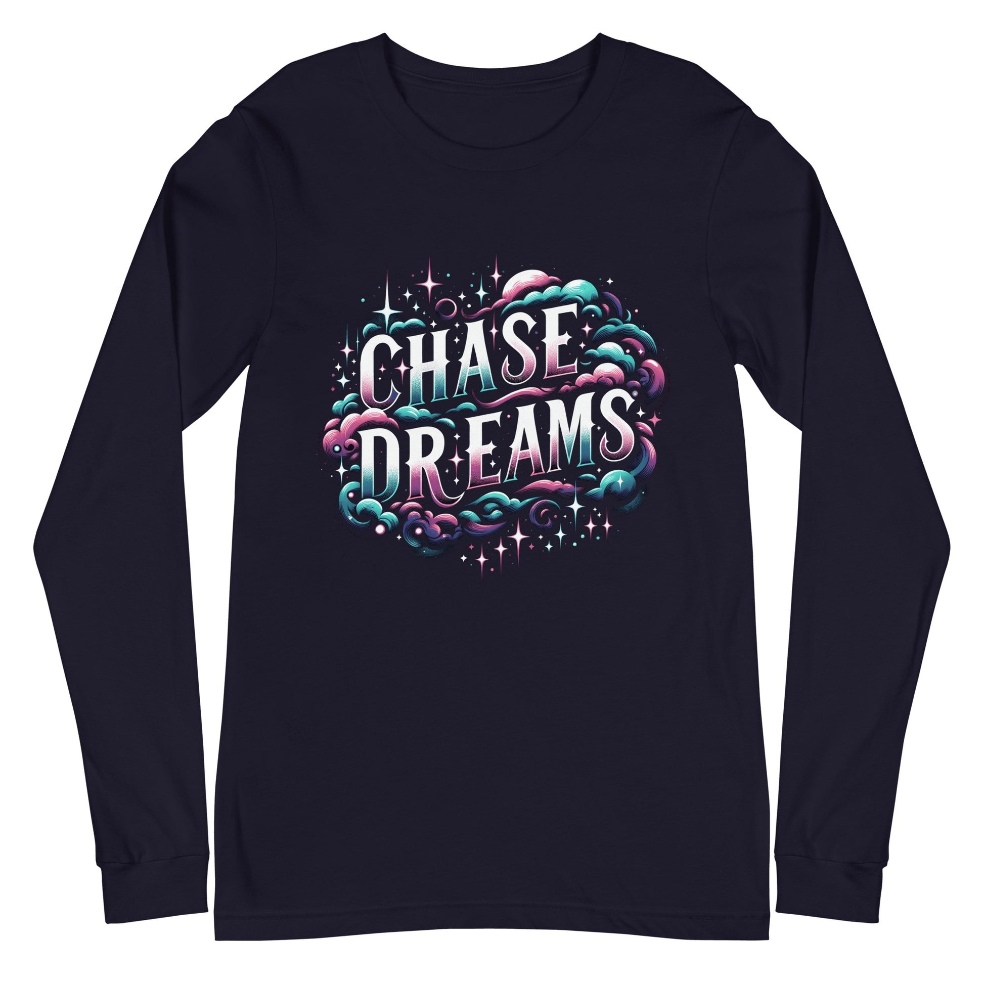 Langärmeliges Unisex T-Shirt "Chase Dreams" - Artexio