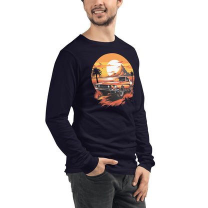 Langärmeliges Unisex T-Shirt "Ford Mustang" - Artexio