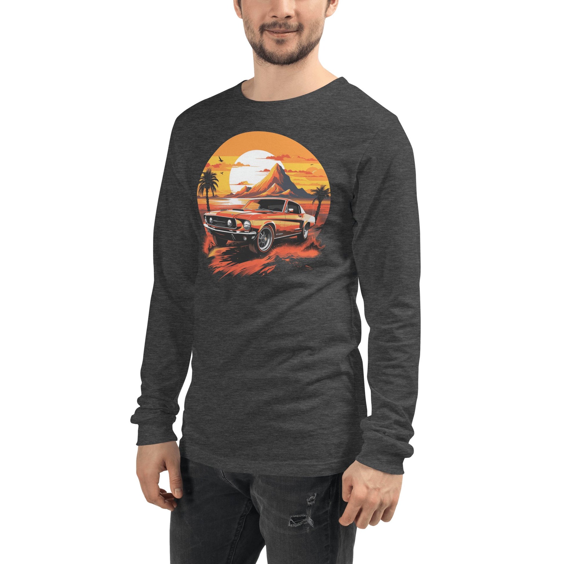 Langärmeliges Unisex T-Shirt "Ford Mustang" - Artexio