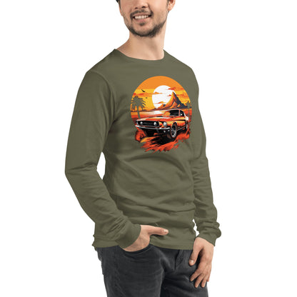 Langärmeliges Unisex T-Shirt "Ford Mustang" - Artexio