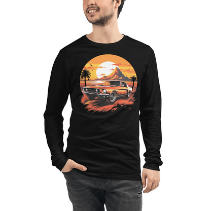 Langärmeliges Unisex T-Shirt "Ford Mustang" - Artexio