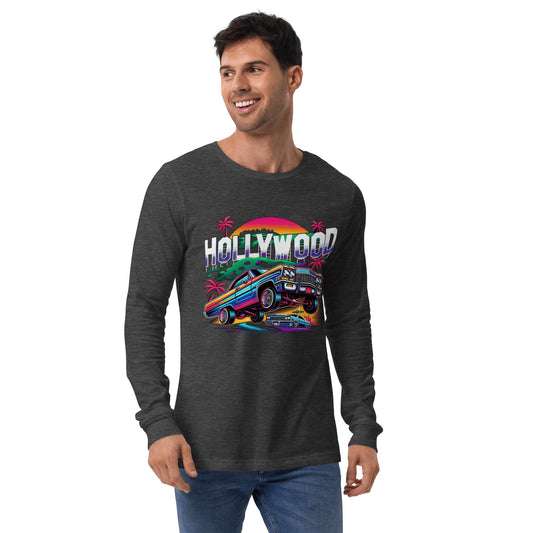 Langärmeliges Unisex T-Shirt "Hollywood" - Artexio