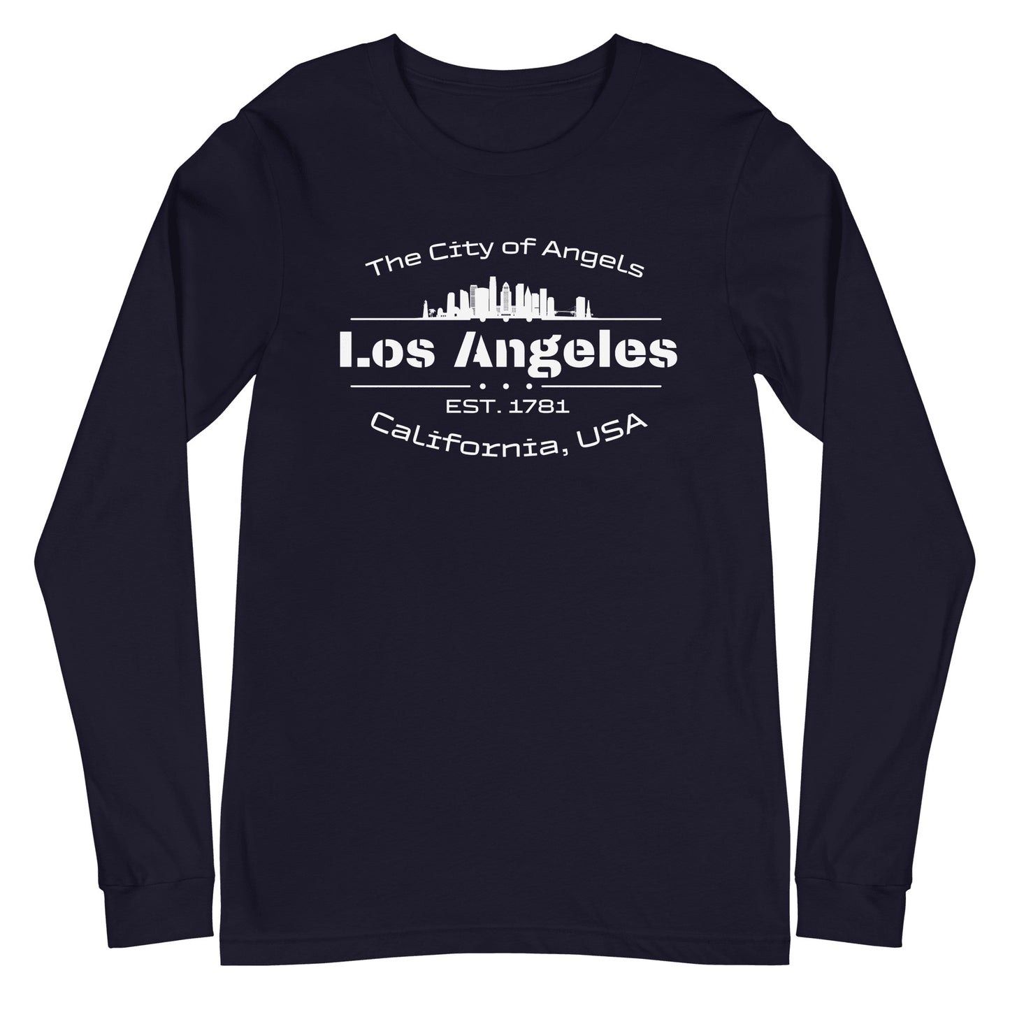 Langärmeliges Unisex T-Shirt "Los Angeles" - Artexio