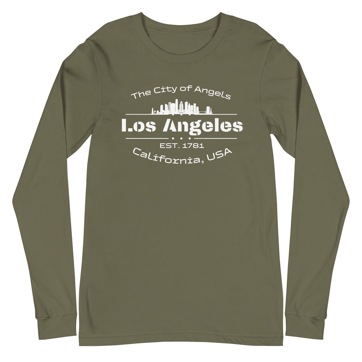 Langärmeliges Unisex T-Shirt "Los Angeles" - Artexio