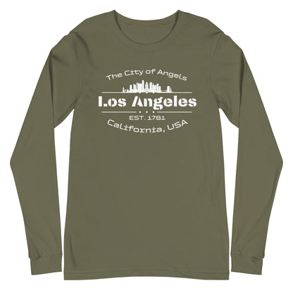 Langärmeliges Unisex T-Shirt "Los Angeles" - Artexio