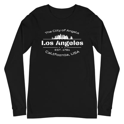 Langärmeliges Unisex T-Shirt "Los Angeles" - Artexio