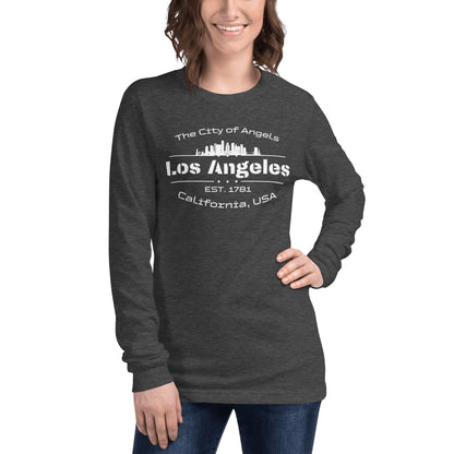 Langärmeliges Unisex T-Shirt "Los Angeles" - Artexio