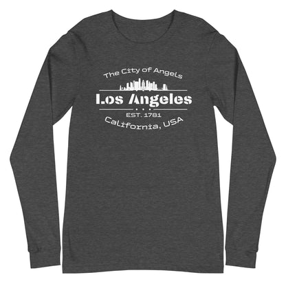 Langärmeliges Unisex T-Shirt "Los Angeles" - Artexio