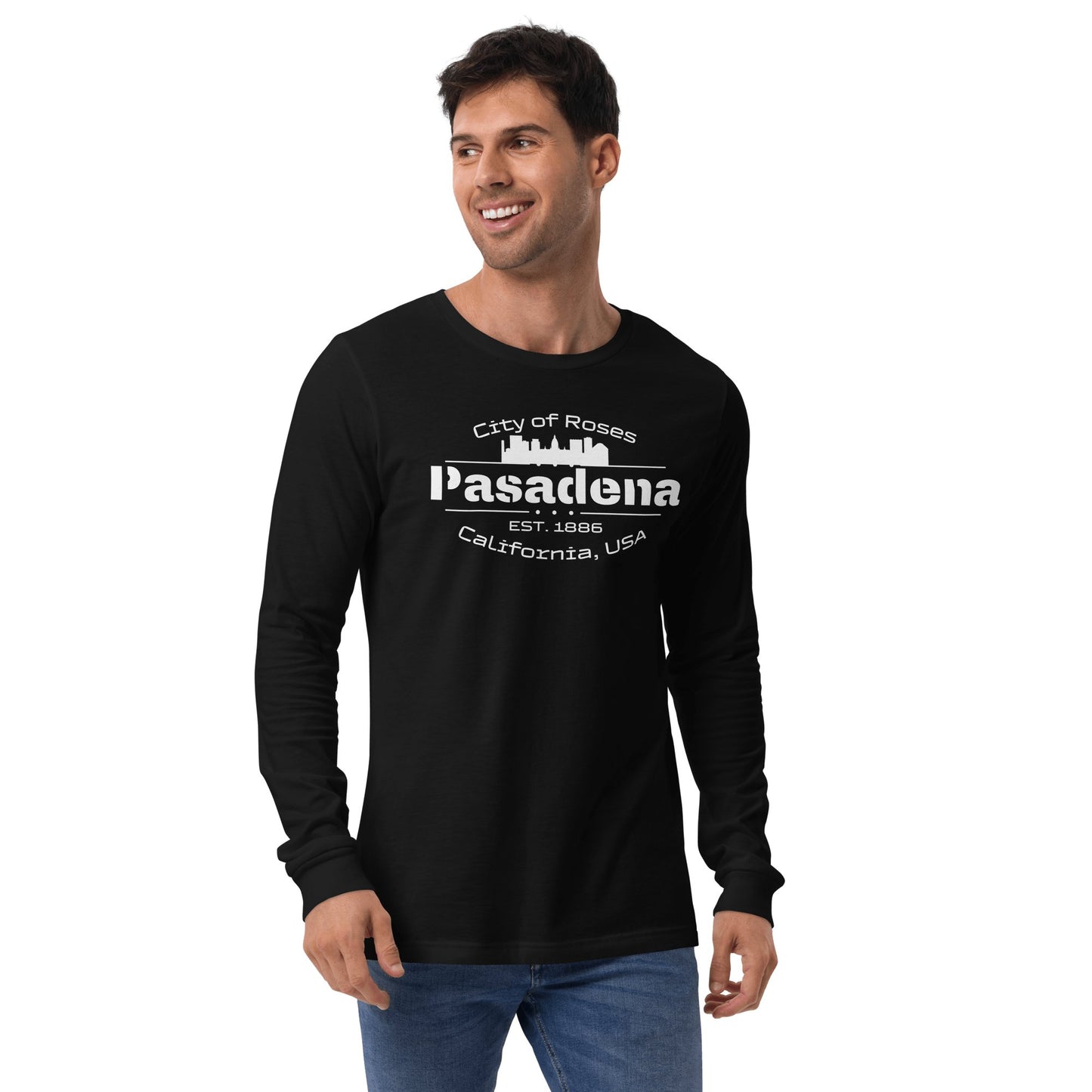 Langärmeliges Unisex T-Shirt "Pasadena" - Artexio