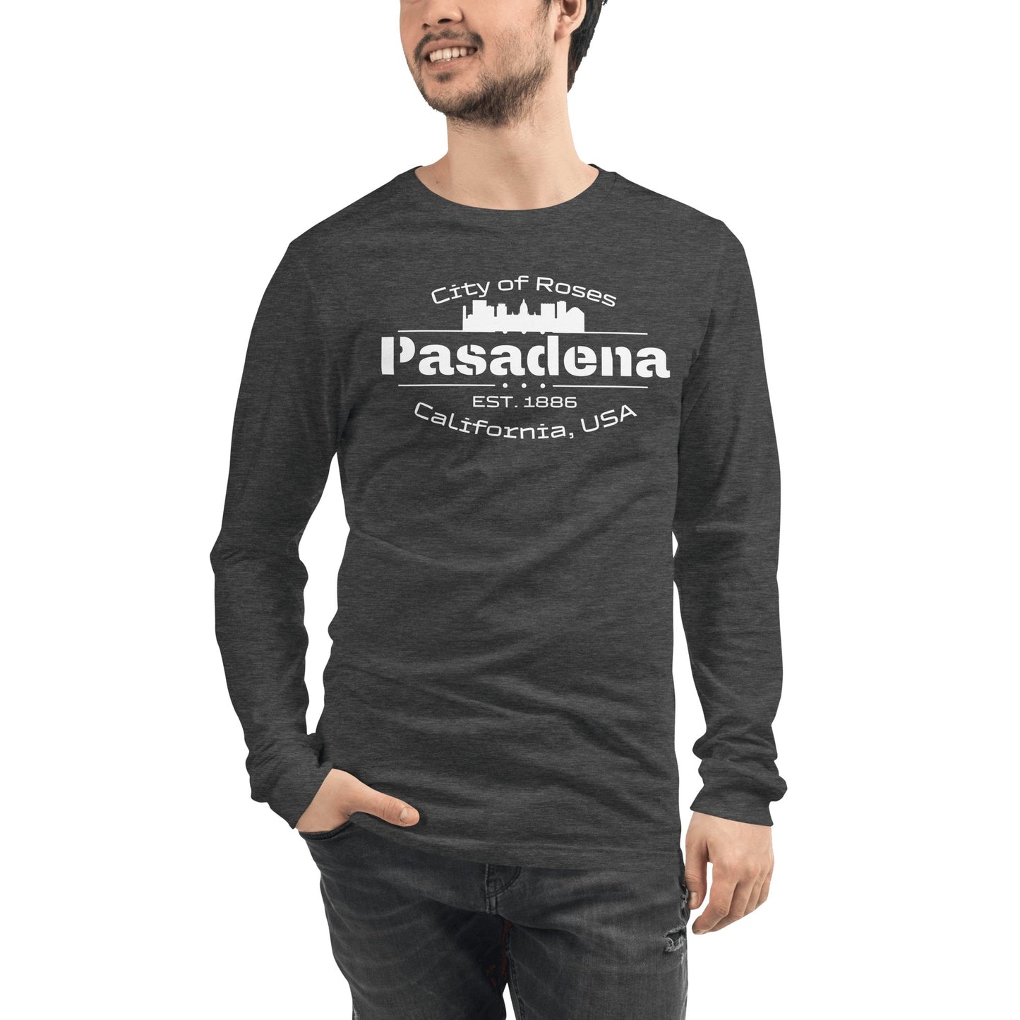 Langärmeliges Unisex T-Shirt "Pasadena" - Artexio