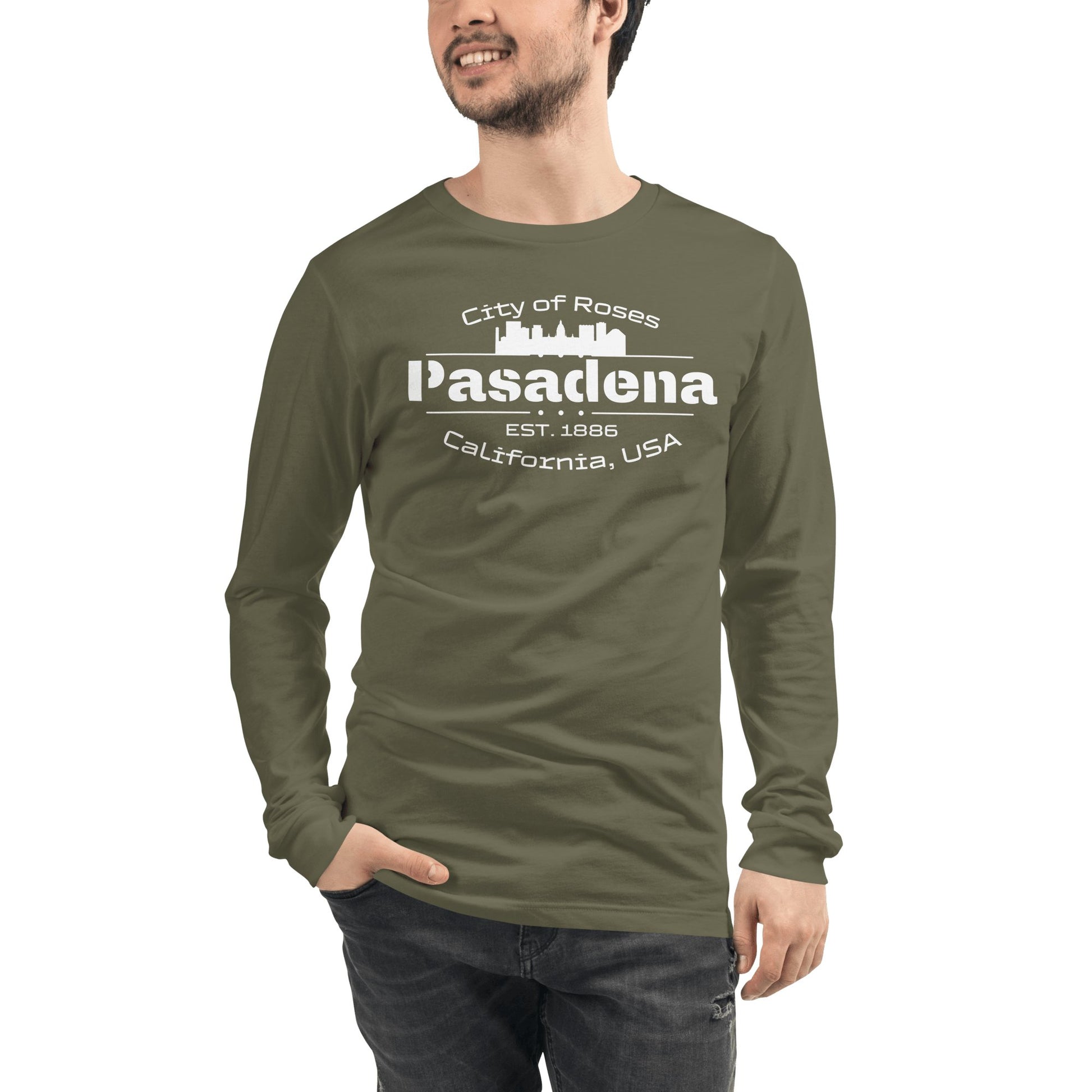 Langärmeliges Unisex T-Shirt "Pasadena" - Artexio