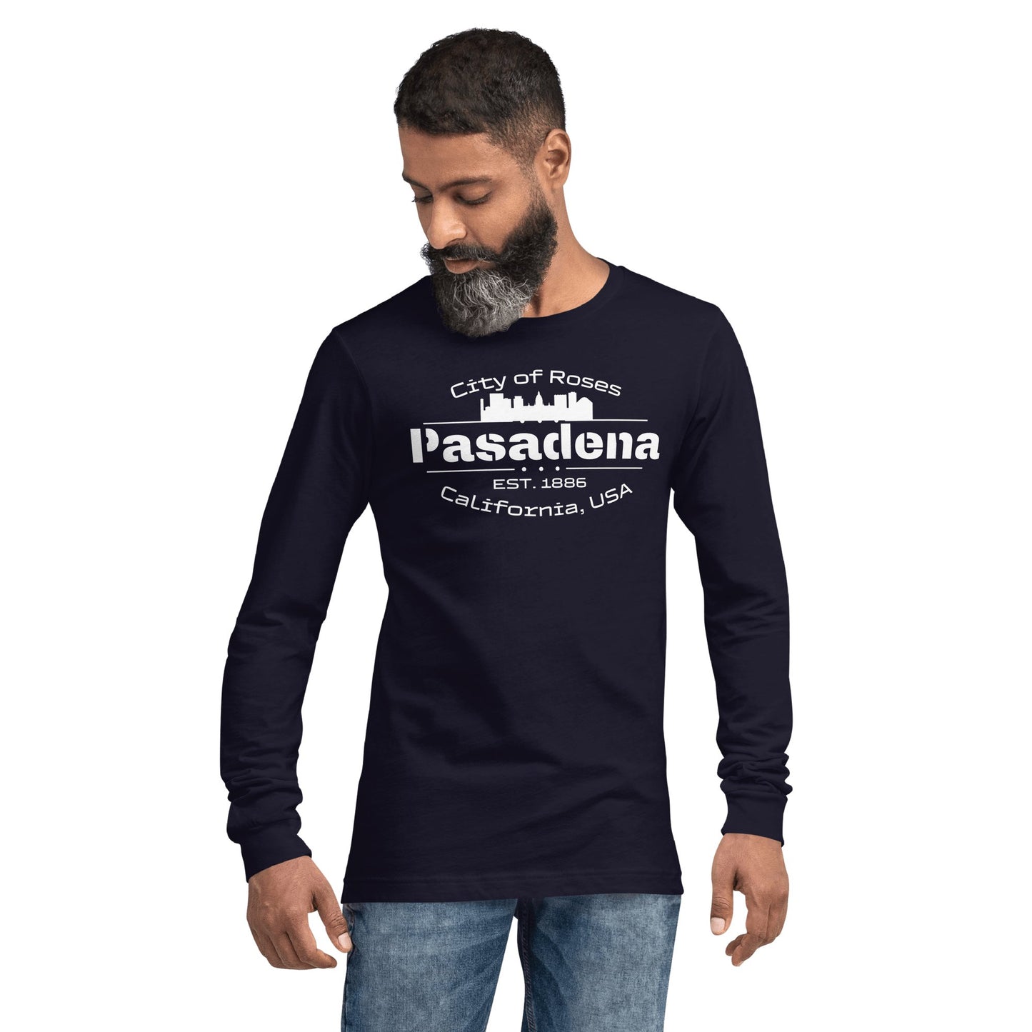 Langärmeliges Unisex T-Shirt "Pasadena" - Artexio