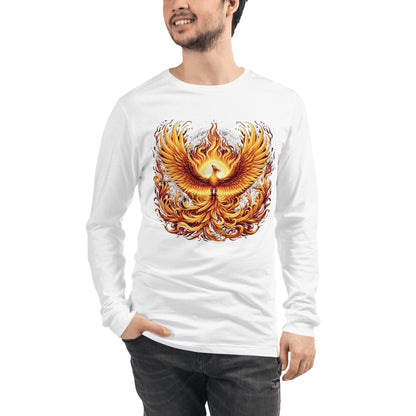 Langärmeliges Unisex T-Shirt "Phoenix" - Artexio