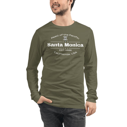 Langärmeliges Unisex T-Shirt "Santa Monica" - Artexio