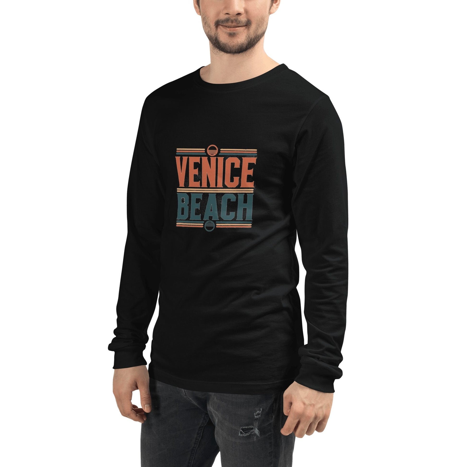 Langärmeliges Unisex T-Shirt "Venice Beach" - Artexio