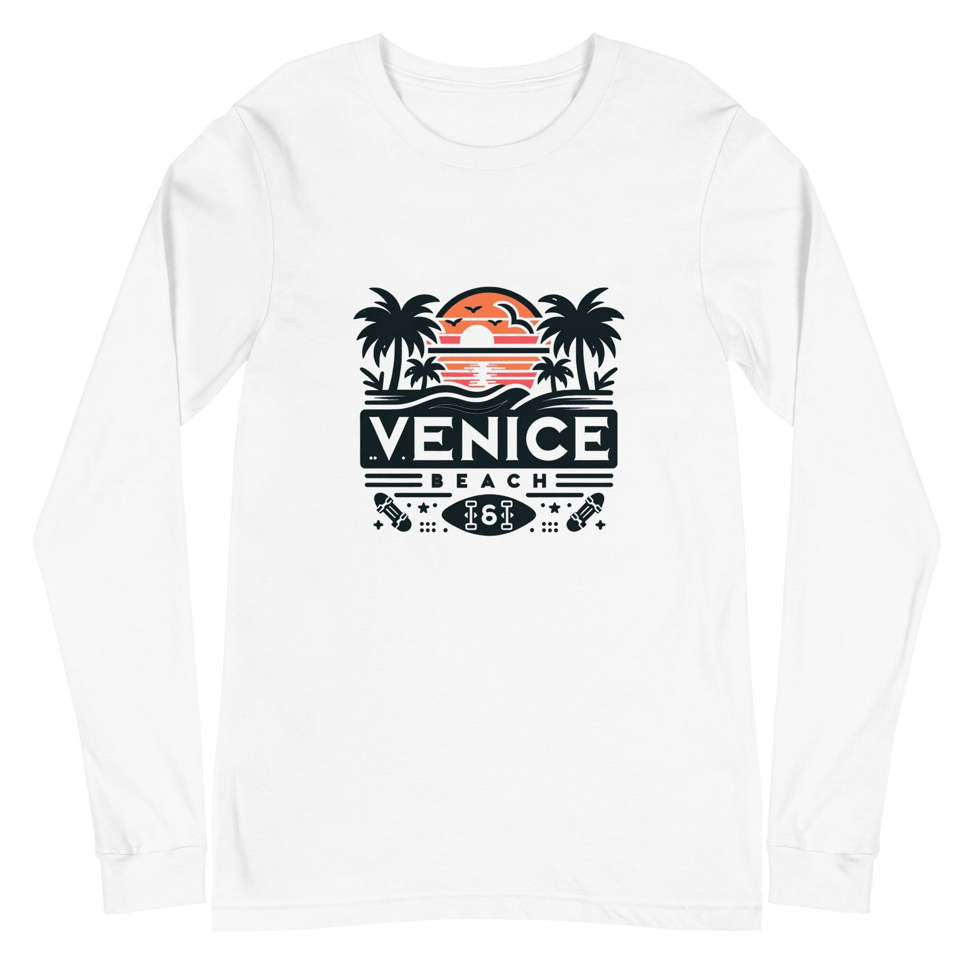 Langärmeliges Unisex T-Shirt "Venice Beach" - Artexio