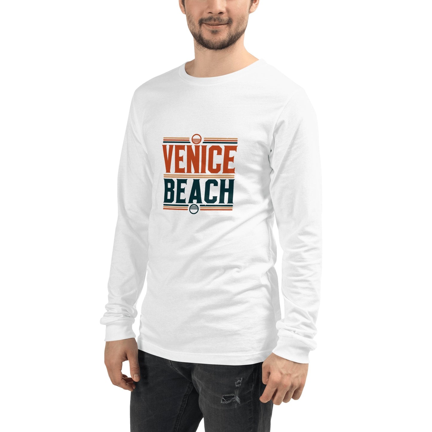 Langärmeliges Unisex T-Shirt "Venice Beach" - Artexio