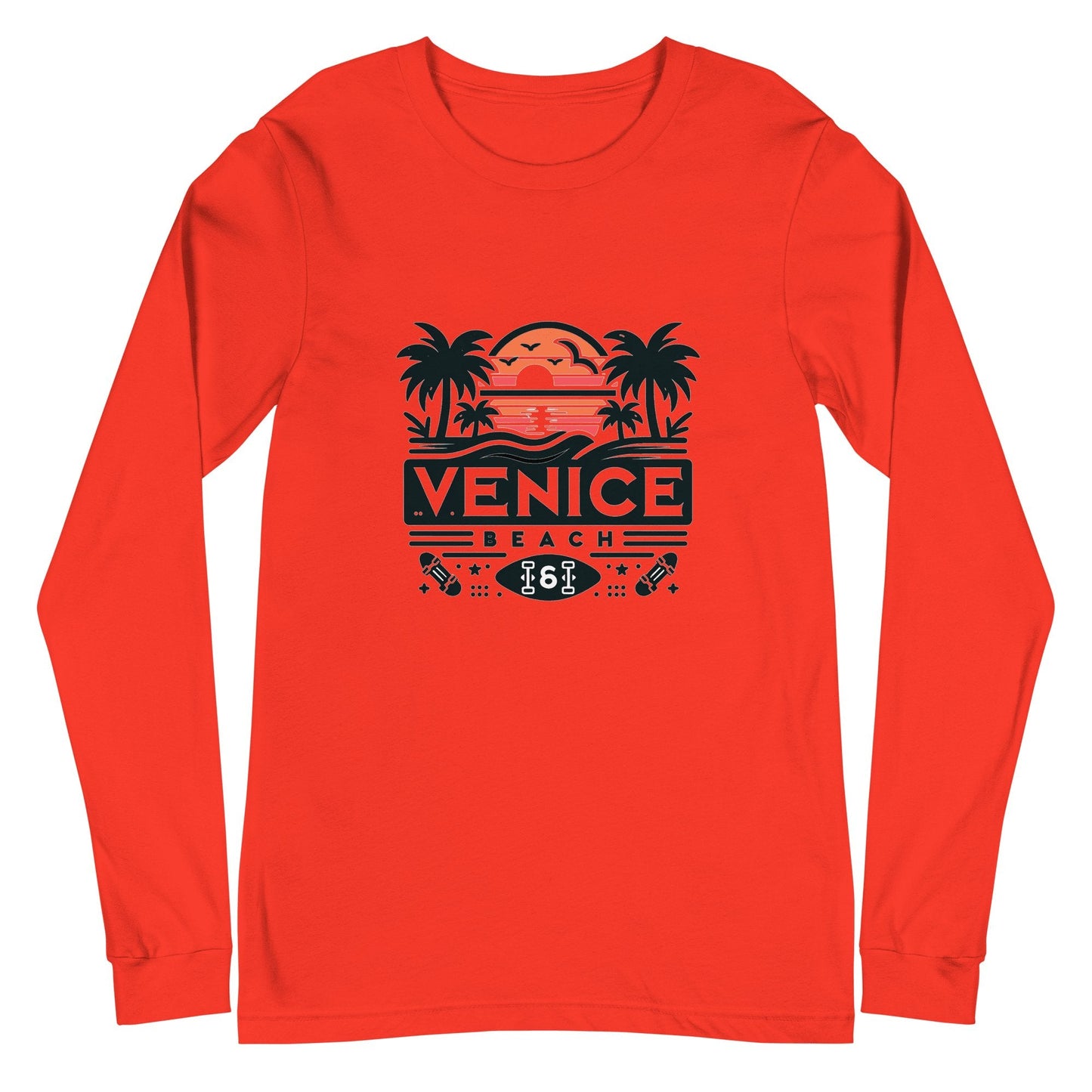 Langärmeliges Unisex T-Shirt "Venice Beach" - Artexio