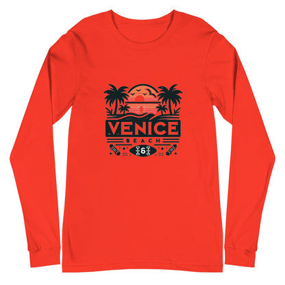 Langärmeliges Unisex T-Shirt "Venice Beach" - Artexio