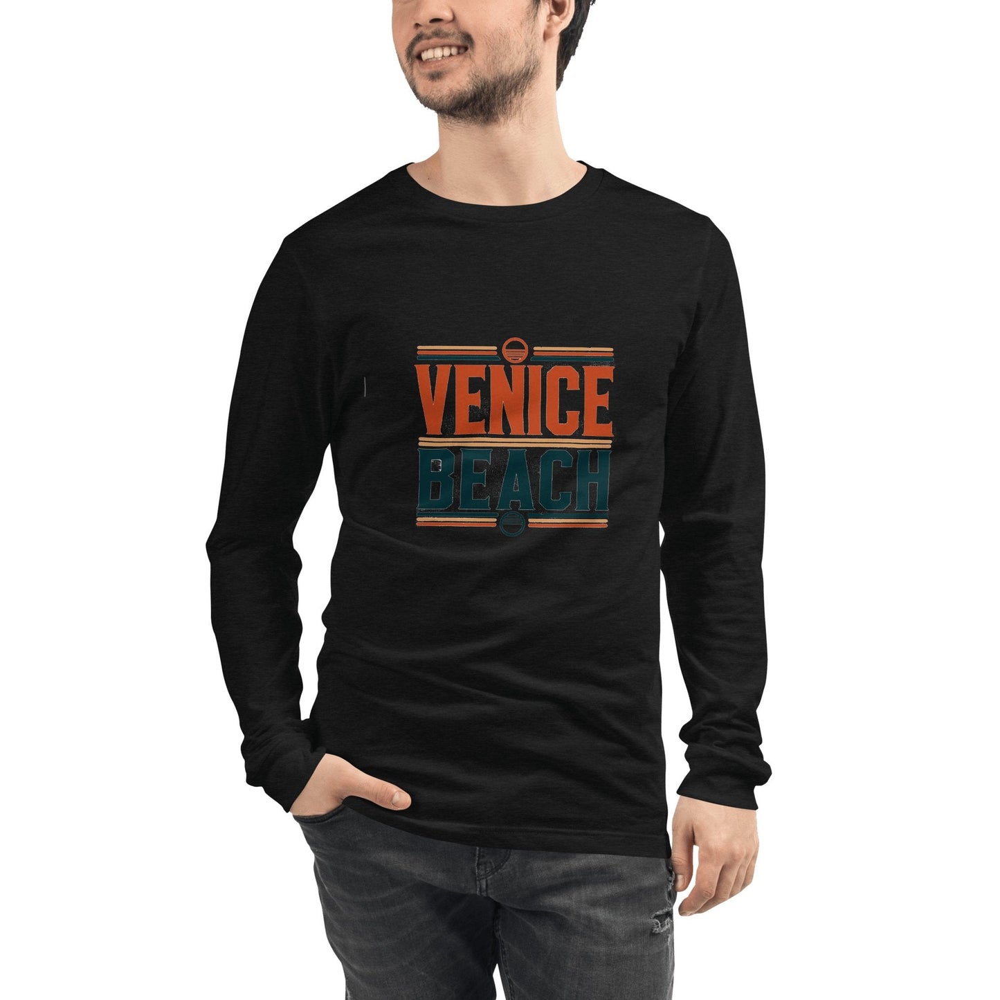 Langärmeliges Unisex T-Shirt "Venice Beach" - Artexio