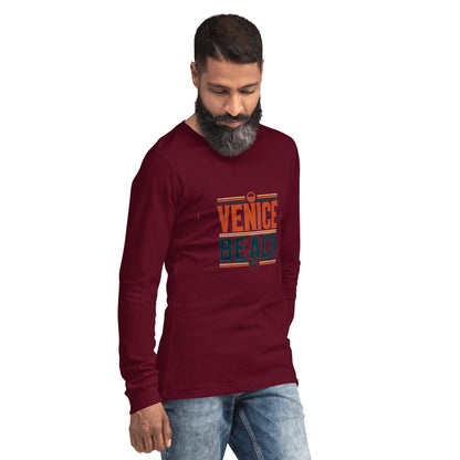 Langärmeliges Unisex T-Shirt "Venice Beach" - Artexio