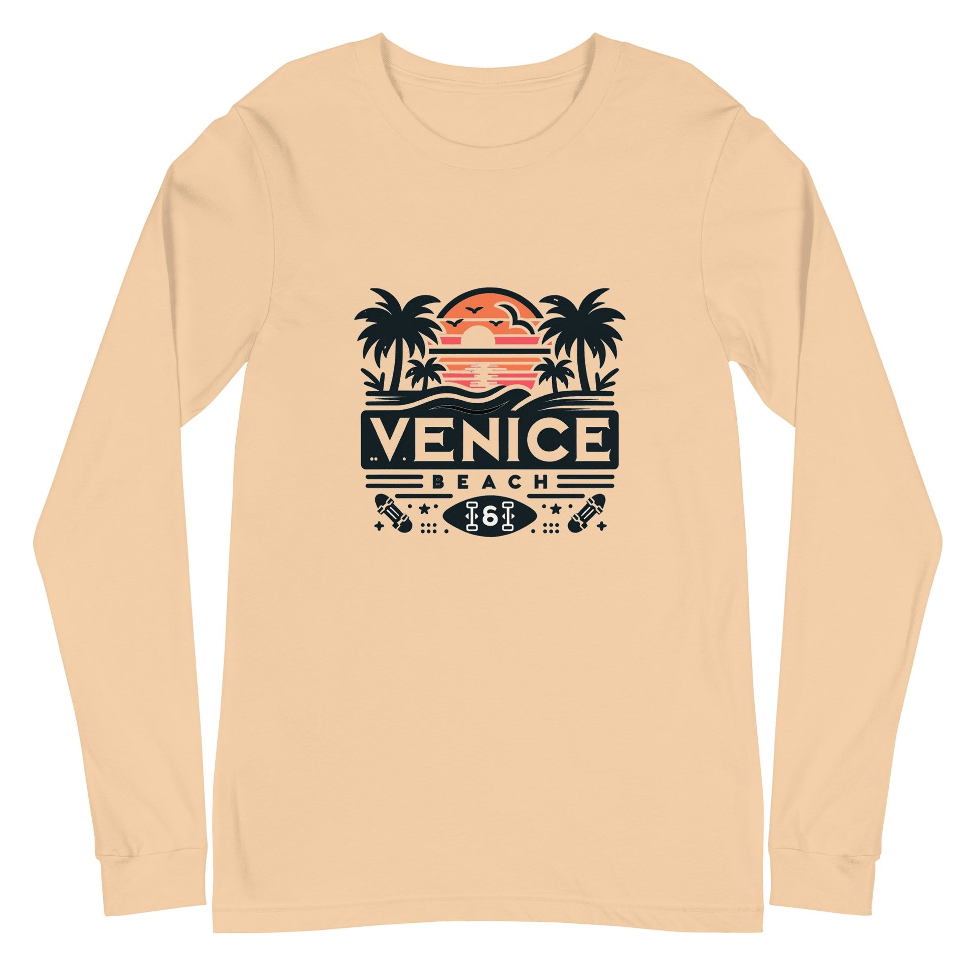 Langärmeliges Unisex T-Shirt "Venice Beach" - Artexio