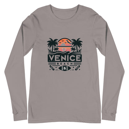 Langärmeliges Unisex T-Shirt "Venice Beach" - Artexio