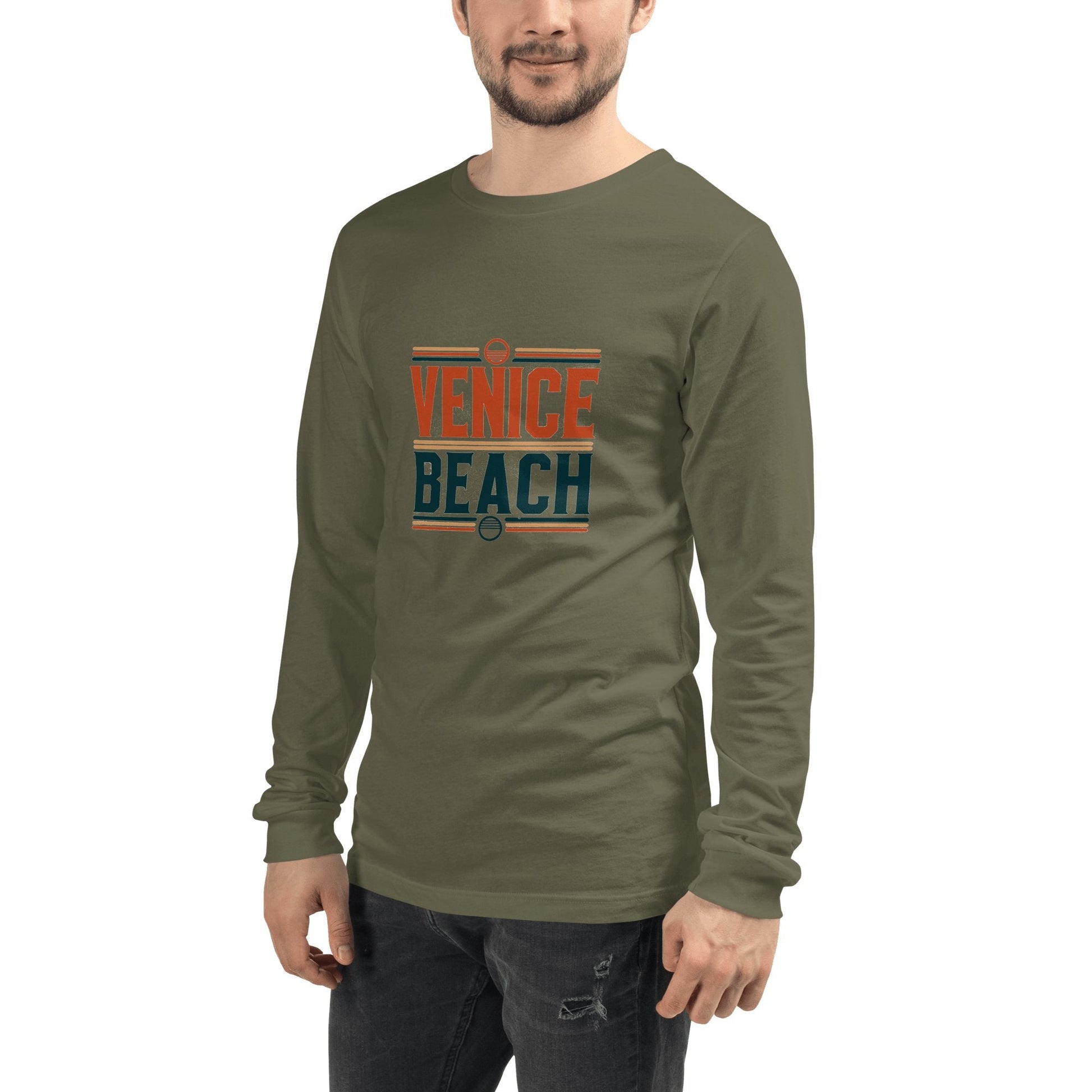 Langärmeliges Unisex T-Shirt "Venice Beach" - Artexio