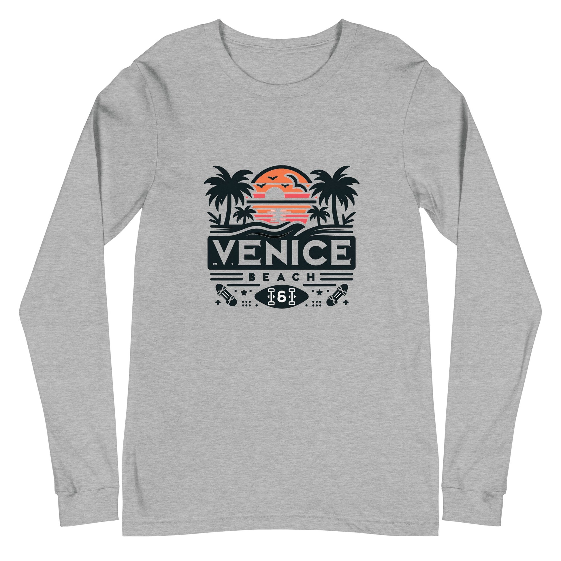 Langärmeliges Unisex T-Shirt "Venice Beach" - Artexio