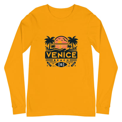 Langärmeliges Unisex T-Shirt "Venice Beach" - Artexio