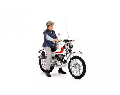 Laudo Racing Bud Spencer Motozodiaco Tuareg 223 - 2 & Terence Hill Moto Ossa AE73 (DIE CAST BIKES) 1:18 Modell