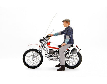 Laudo Racing Bud Spencer Motozodiaco Tuareg 223 - 2 & Terence Hill Moto Ossa AE73 (DIE CAST BIKES) 1:18 Modell
