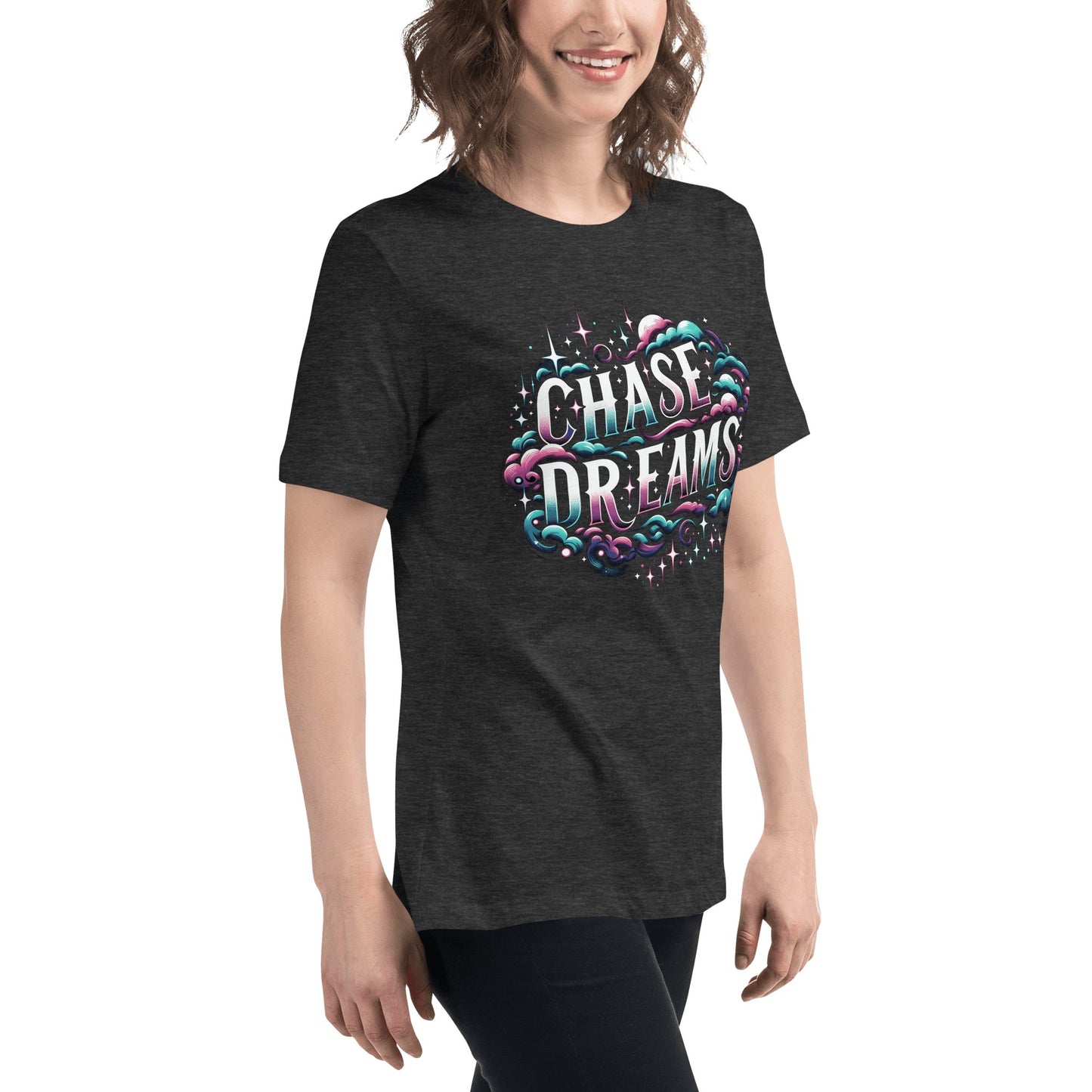 Lockeres Damen T-Shirt "Chase Dreams" - Artexio