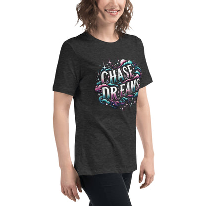 Lockeres Damen T-Shirt "Chase Dreams" - Artexio