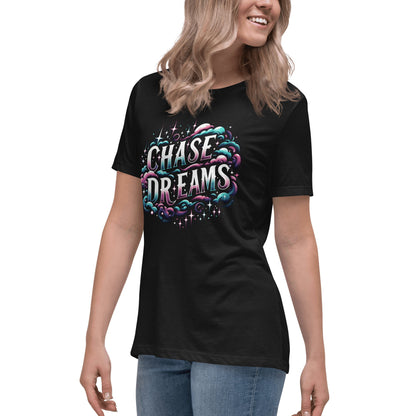 Lockeres Damen T-Shirt "Chase Dreams" - Artexio