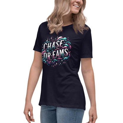 Lockeres Damen T-Shirt "Chase Dreams" - Artexio