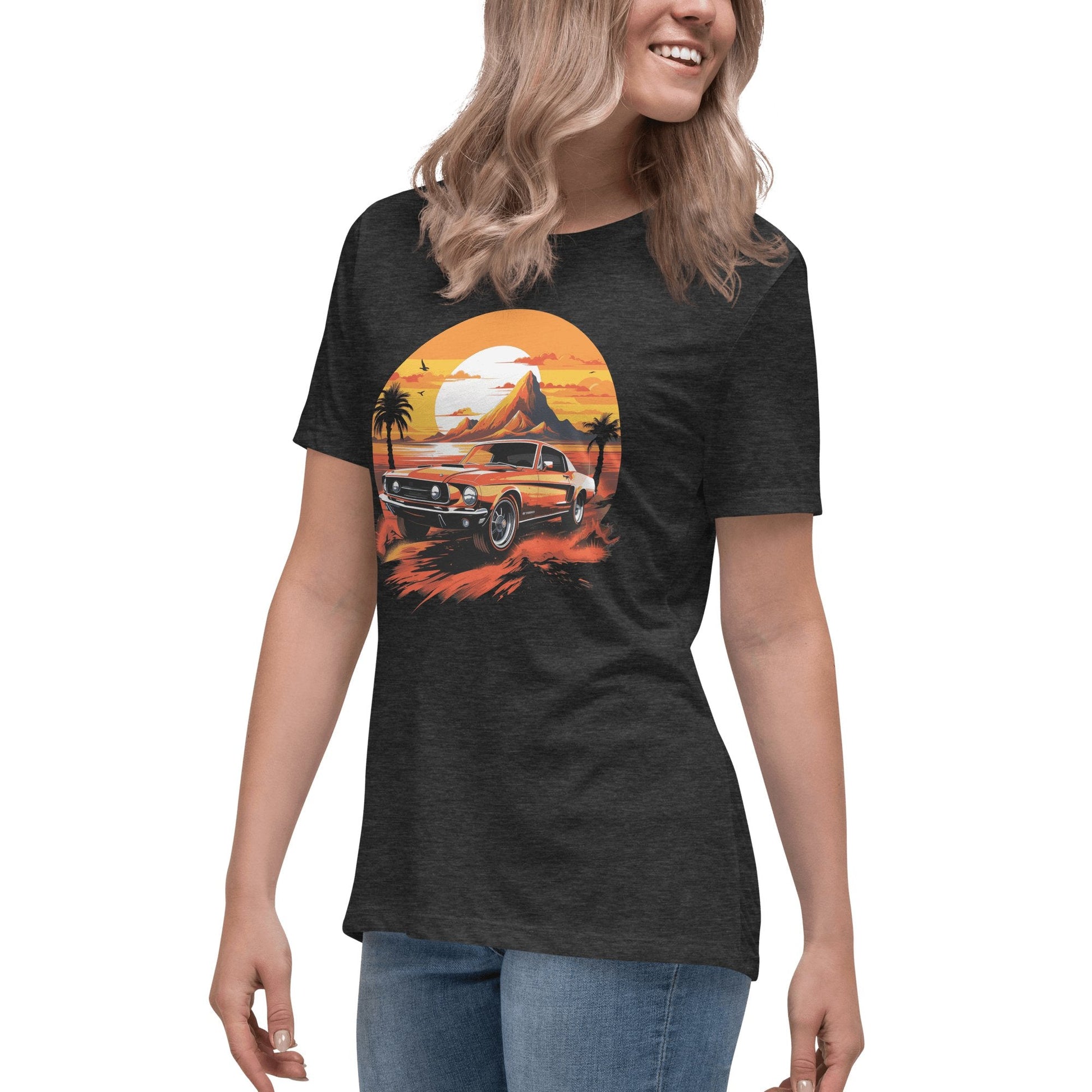 Lockeres Damen - T-Shirt "Ford Mustang" - Artexio