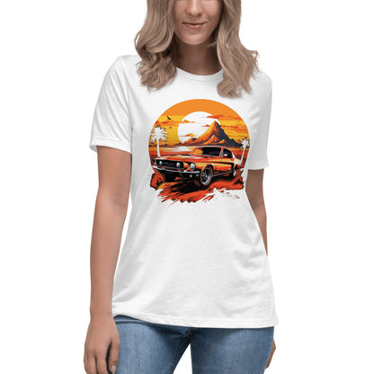 Lockeres Damen - T-Shirt "Ford Mustang" - Artexio