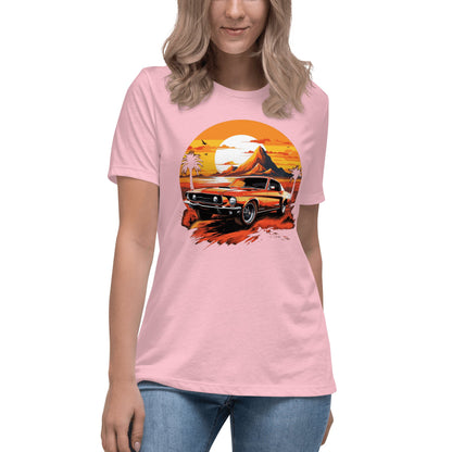 Lockeres Damen - T-Shirt "Ford Mustang" - Artexio